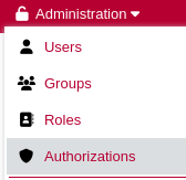 SUM authorizationsMenu auto