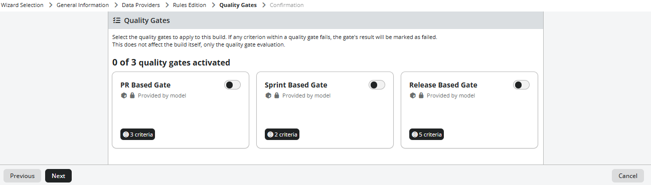 SUM wizardQualityGates